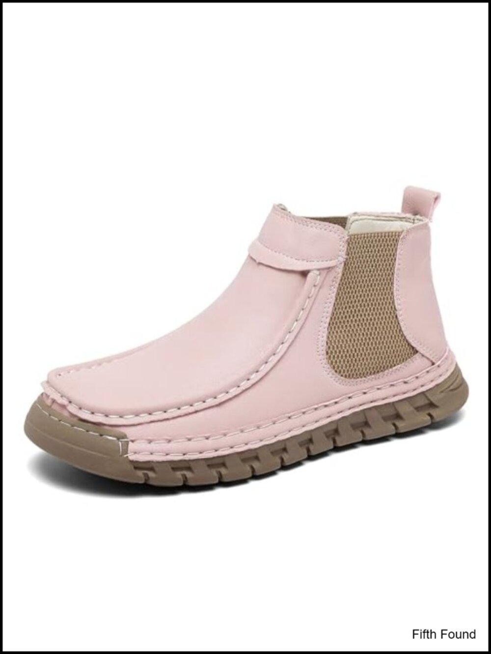Women's Slip On Ankle Boots Chelsea Boots Casual Walking Boots Round Toe Flat